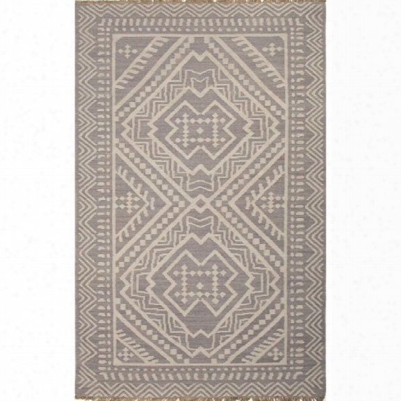 Jaipur Rugs Batik 9' X 12' Flat Weave Wool Rug In Gray And Ivory