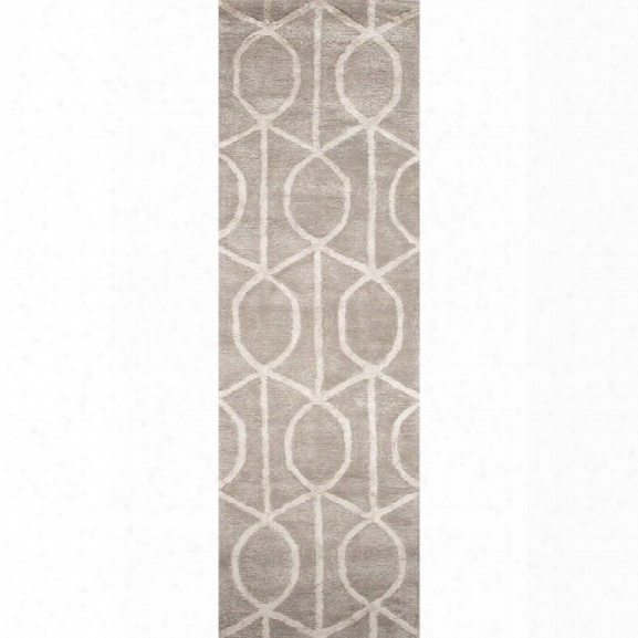 Jaipur Rugs City 2'6 X 10' Runner Hand Tufted Wool Rug In Taupe