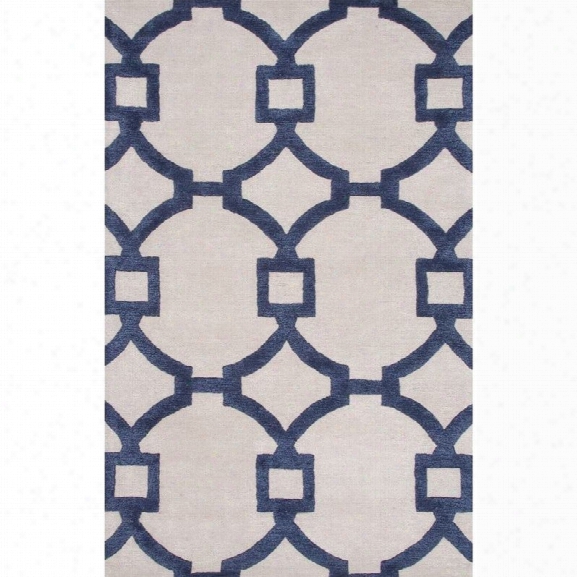 Jaipur Rugs City 9' X 12' Hand Tufted Wool Rug In Ivory And Blue