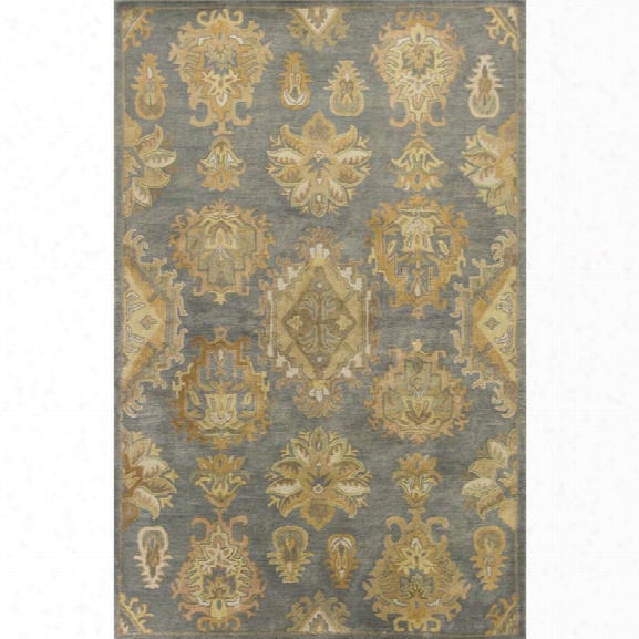 Kas Jaipur 8' X 10'6 Hand-tufted Wool Rug In Gold