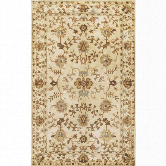 Kas Jaipur 8' X 10'6 Hand-tufted Wool Rug In Ivory