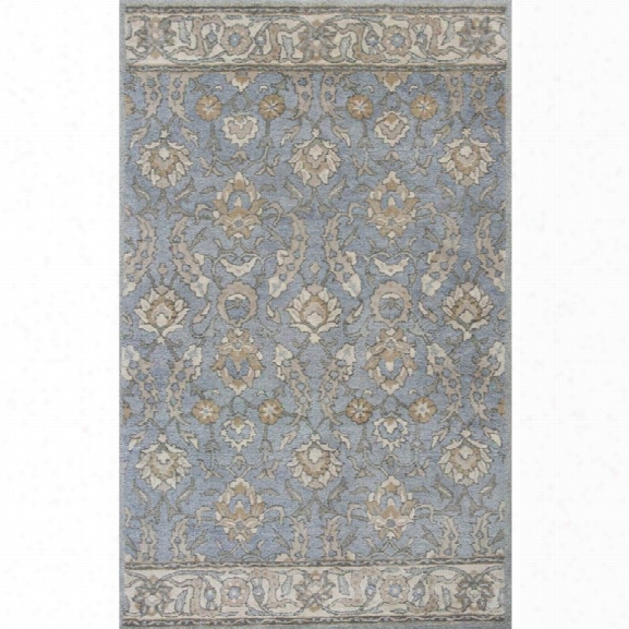 Kas Samara 8'6 X 11'6 Hand-tufted Wool Rug In Slate Blue