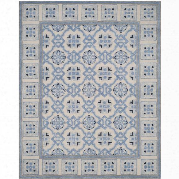 Safavieh Bella 8' X 10' Hand Tufted Rug In Ivory And Blue