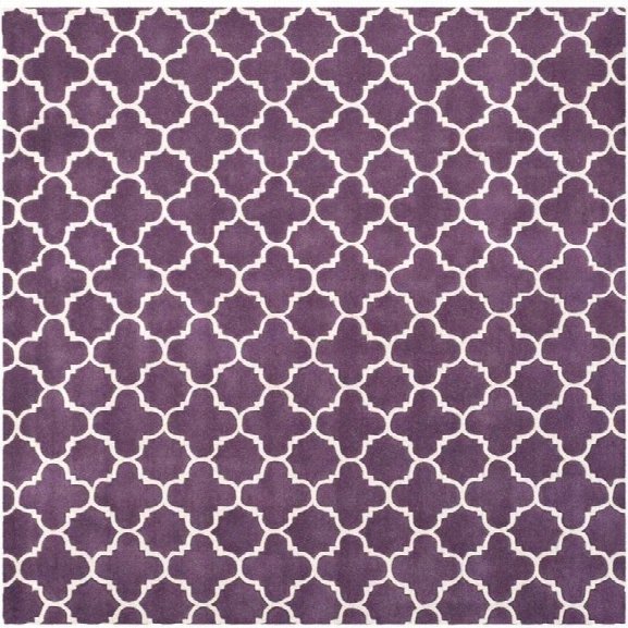 Safavieh Chatham Purple Contemporary Rug - Square 8'9