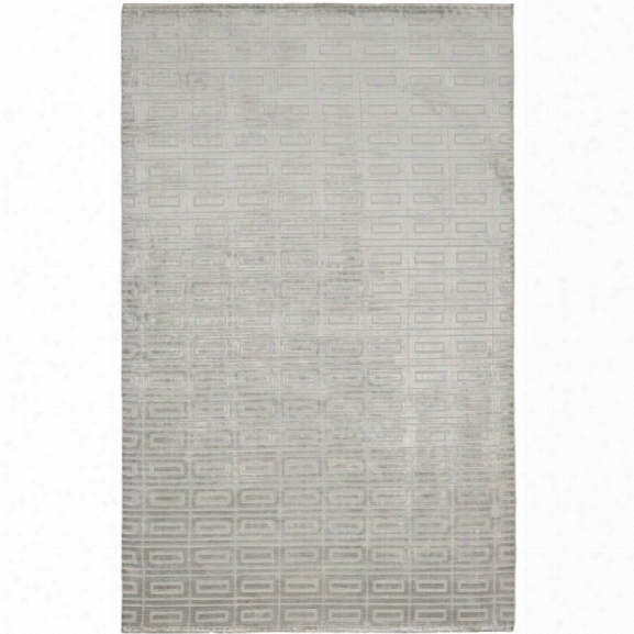 Safavieh Mirage 10' X 14' Loom Knotted Viscose Pile Rug In Silver