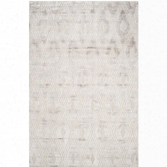 Safavieh Mirage 9' X 12' Hand Woven Rug In Silver