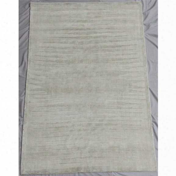 Safavieh Mirage 9' X 12' Hand Woven Viscose And Cotton Rug In Silver