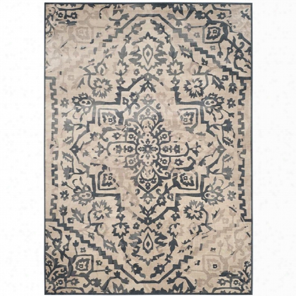 Safavieh Vintage 8 ' X 11' 2 Rug In Cream And Blue