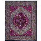 Safavieh Bellagio 8' X 10' Hand Tufted Rug in Gray and Pink