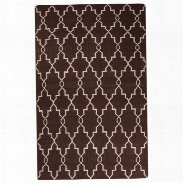 Jaipur Rugs Maroc 9' X 12' Flat Weave Wool Rug In Brown