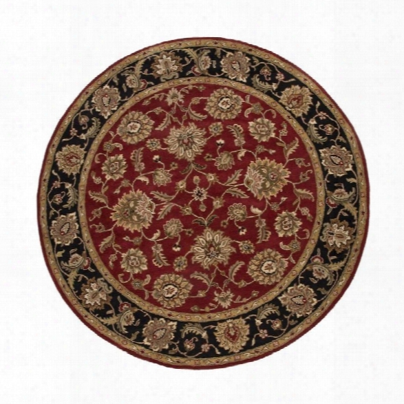 Jaipur Rugs Mythos 10' X 10' Roundd Hand Tufted Wool Rug In Red