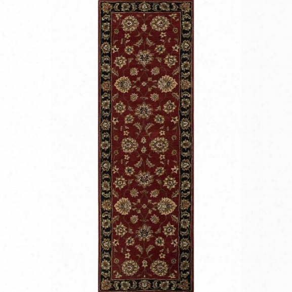 Jaipur Rugs Mythos 4' X 16' Runner Hand Tufted Wool Rug In Red