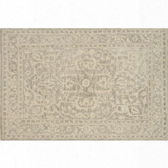 Loloi Lyle 9'3 X 13' Hand Hooked Wool Rug In Stone
