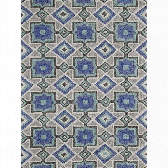 Momeni Geo 7'6 X 9'6 Rug In Indigo