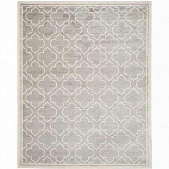 Safavieh Amherst Light Grey Indoor Outdoor Rug - 12' X 18'