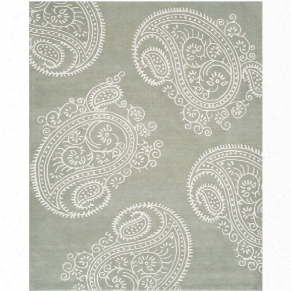 Safavieh Bella 8' X 10' Hand Tufted Rug In Gray And Ivory