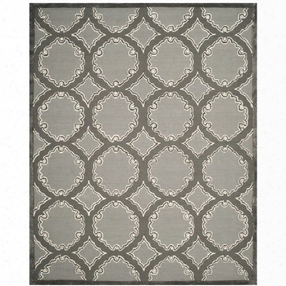 Safavieh Bella 8' X 10' Hand Tufted Wool Rug In Gray And Light Gray