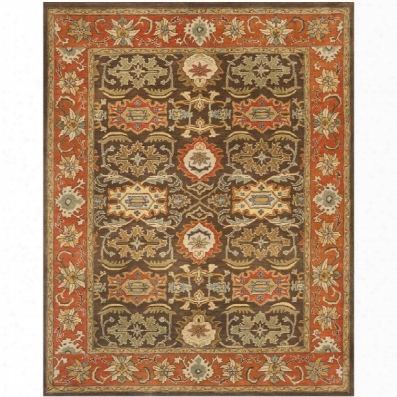 Safavieh Heritage Chocolate Traditional Rug - 9'6 X 13'6