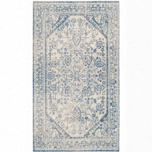 Safavieh Patina 10' X 14' Power Loomed Rug In Light Gray And Blue