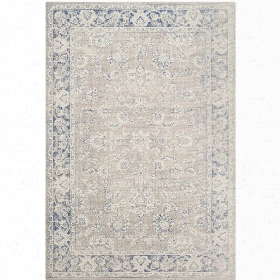 Safavieh Patina 11' X 15' Power Loomed Rug In Taupe And Blue
