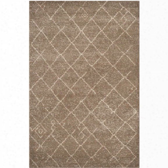 Safavieh Tunisia 10' X 14' Power Loomed Polypropylene Rug In Brown