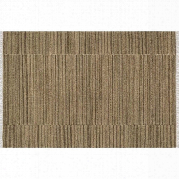 Loloi Anzio 7'9 X 9'9 Flat Weave Wool Rug In Moss
