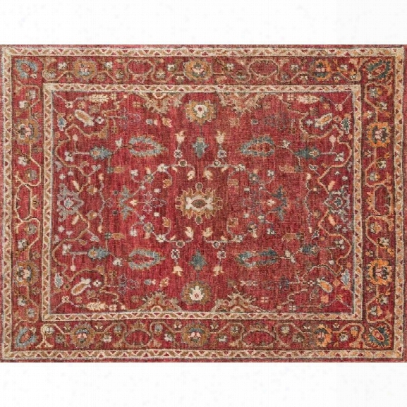 Loloi Empress 12' X 15' Hand Knotted Jute Rug In Red