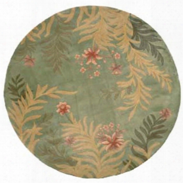 Momeni Harmony 7'9 X 7'9 Round Rug In Sage