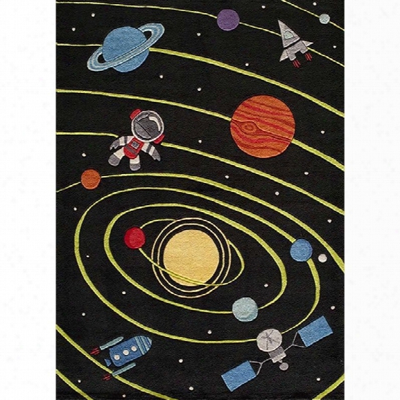 Momeni Lil Mo Whimsy 8' X 10' Rug In Black