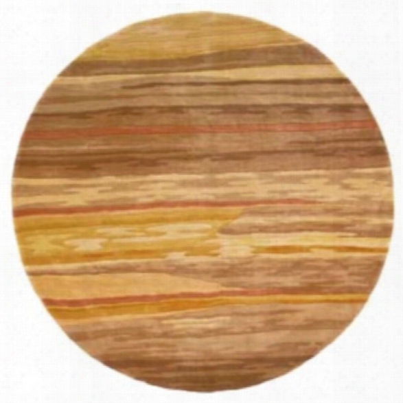 Momeni New Wave 7'9 X 7'9 Round Rug In Sand