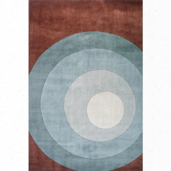 Momeni New Wave 8' X 11' Rug In Teal