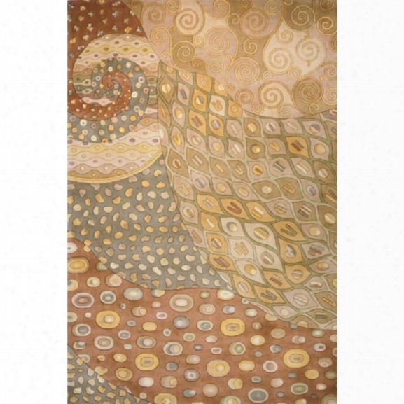 Momeni New Wave 9'6 X 13'6 Rug In Natural