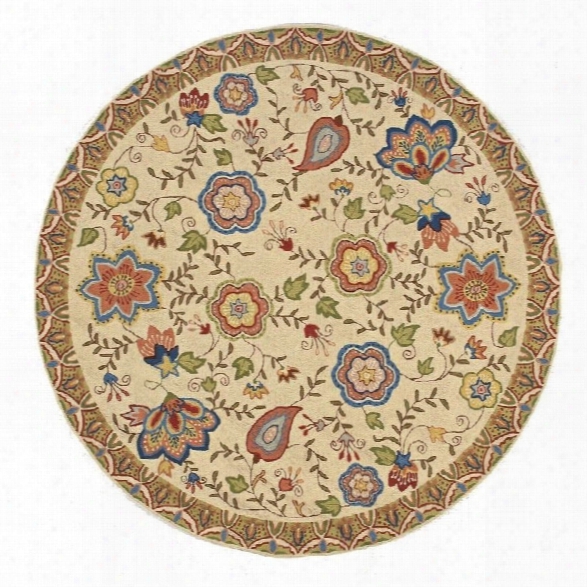 Momeni Spencer 7' X 7' Round Rug In Beige