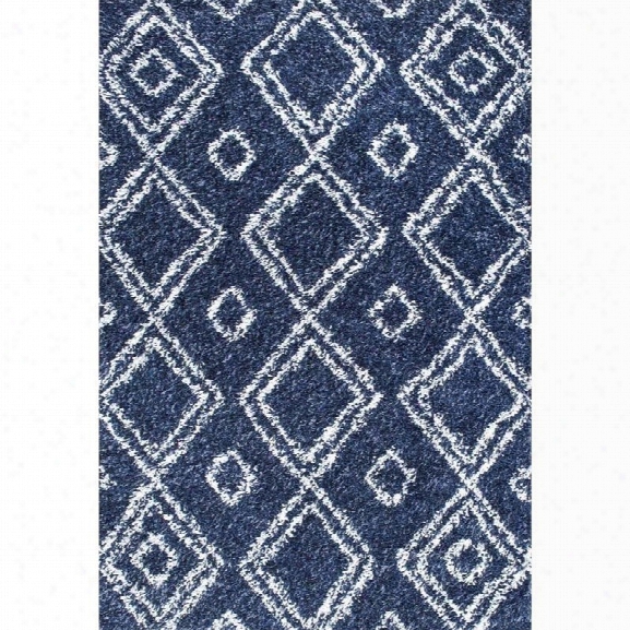 Nuloom 9'2 X 12'5 Iola Easy Shag Rug In Blue