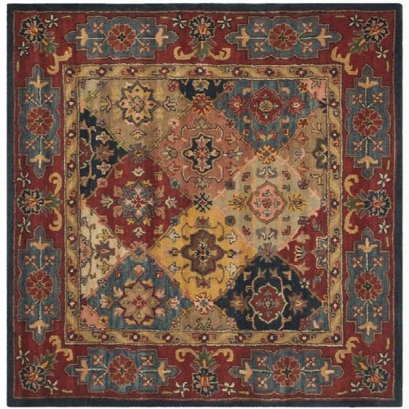 Safavieh Heritage Red Traditional Rug - Square 10'