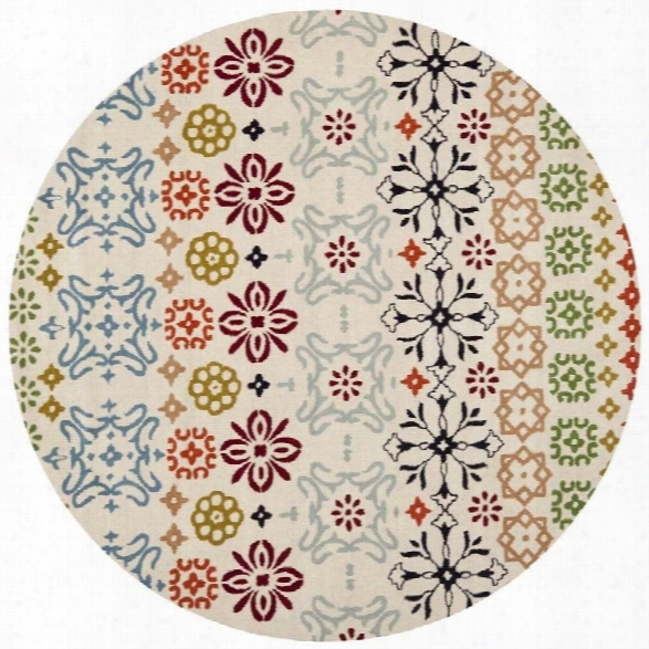 Safavieh Wyndham Ivory Contemporary Rug - Round 8'9