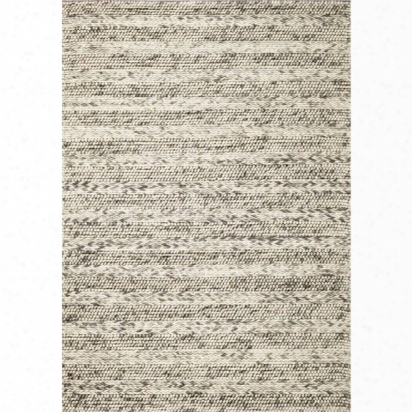 Kas Cortico 5' X 7' Hand-woven Wool Rug In Gray