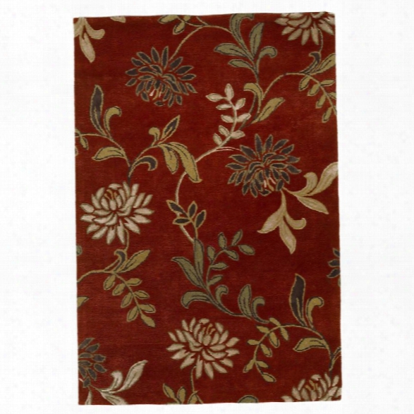 Kas Florence 8' X 10' Hand-tufted Wool Rug In Red