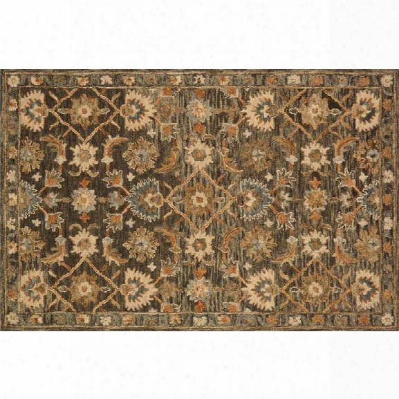 Loloi Victoria 9'3 X 13' Hand Hooked Wool Rug In Dark Tupe