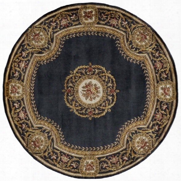 Momeni Harmony 7'9 X 7'9 Round Rug In Blue