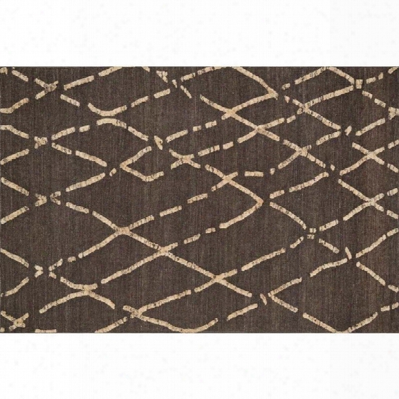 Loloi Adler 9'3 X 13' Hand Woven Wool Rug In Turkish Coffee