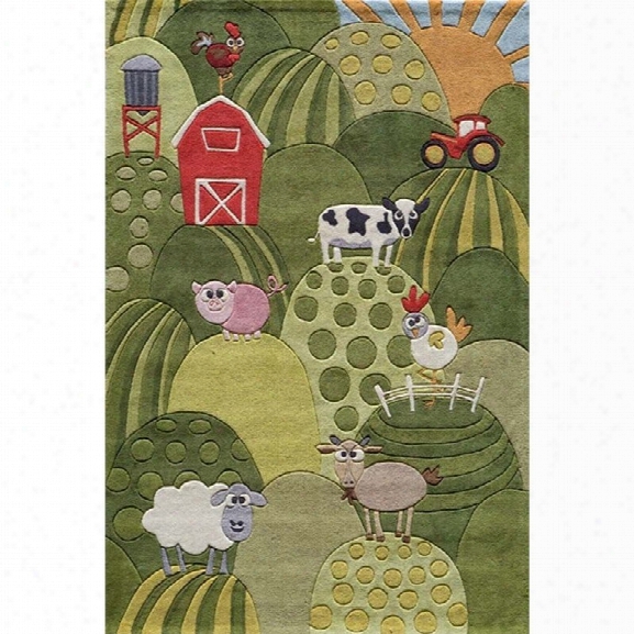 Momeni Lil Mo Whimsy 8' X 10' Rug In Grass