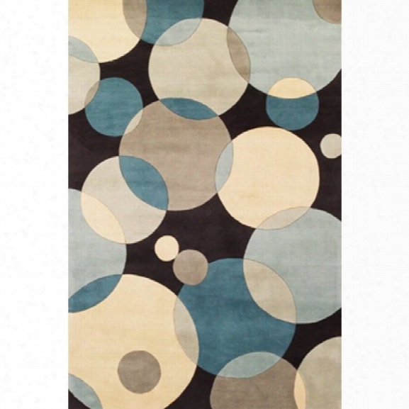 Momeni New Wave 9'6 X 13'6 Rug In Teal