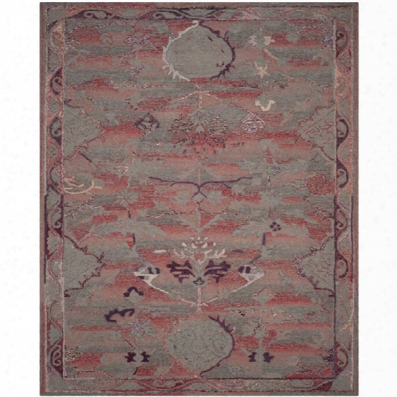 Safavieh Vintage Oushak 8' X 10' Hand Tufted Rug In Red