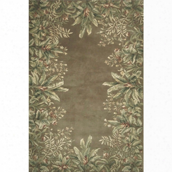 Kas Emerald 9'3 X 13'3 Hand-tufted Wool Rug In Taupe