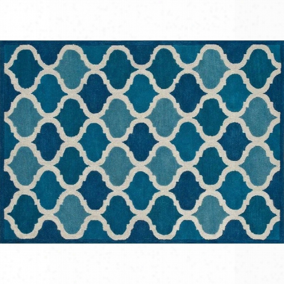 Loloi Brighton 9'3 X 13' Hand Hooked Wool Rug In Cobalt Blue