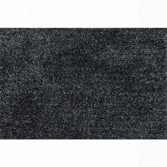 Loloi Carrera 7'9 X 9'9 Shag Rug In Black And Slate