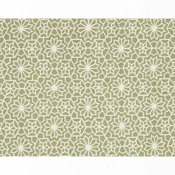 Loloi Francesca 7'6 X 9'6 Hand Hooked Rug In Green