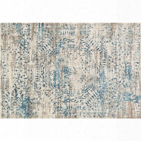 Loloi Kingston 12' X 15' Rug In Ivory And Blue