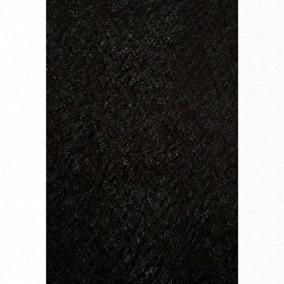 Momeni Luster Shag 9' X 12' Rug In Black